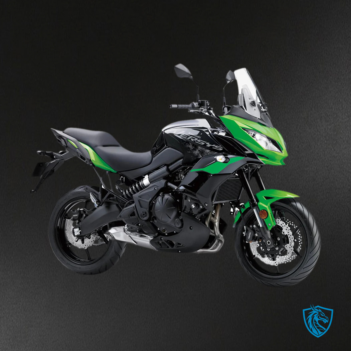 Kawasaki Versys 650 (2015-2021) Green & Black Fairing Kit - Aftermarket ABS Bodywork