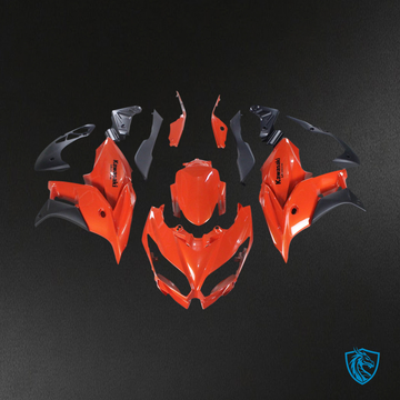 Kawasaki Versys 650 (2015-2021) Red Fairing Kit - Custom ABS Fairing Set