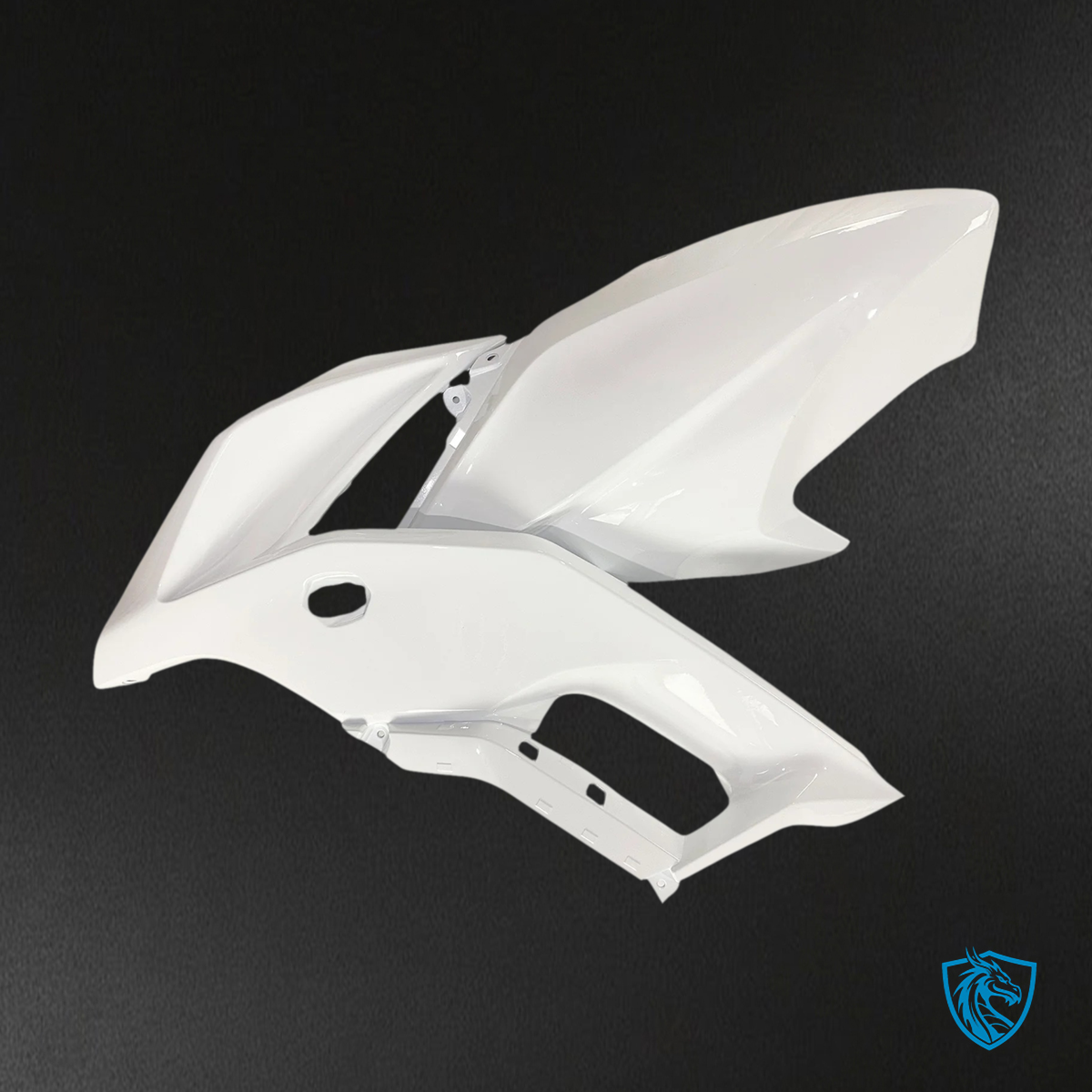 Kawasaki Versys 650 (2015-2021) White Fairing Kit - Aftermarket ABS Bodywork