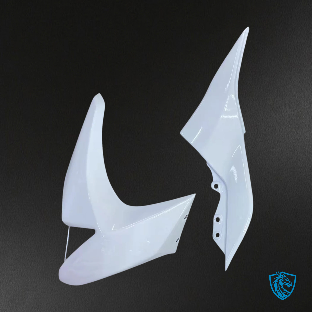 Kawasaki Z1000 (2007-2009) White Fairing Kit - Aftermarket ABS Bodywork