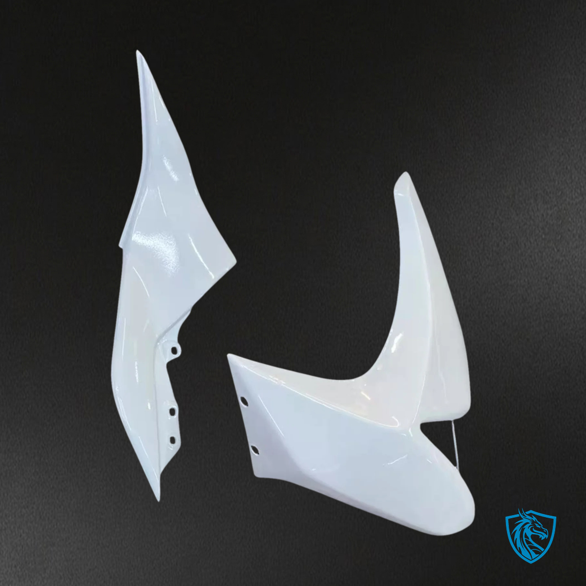 Kawasaki Z1000 (2007-2009) White Fairing Kit - Aftermarket ABS Bodywork