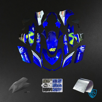 Kawasaki Z1000 (2010-2013) Blue & Green - MERGEment Motorcycle Fairings Kit