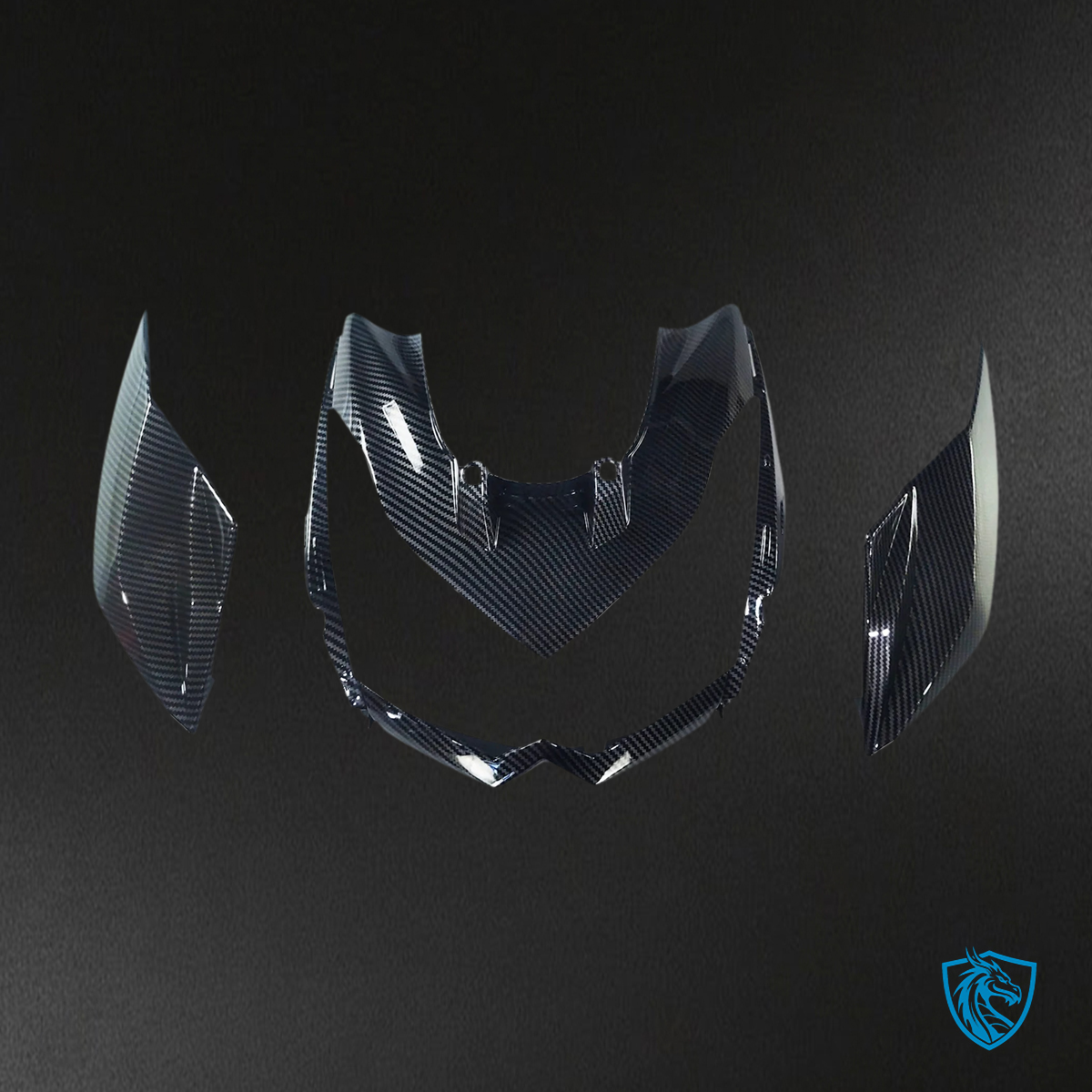 Kawasaki Z1000 (2010-2013) Carbon Fiber Black - Custom ABS Fairing Set