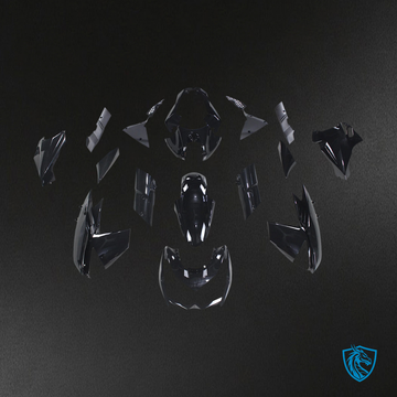 Kawasaki Z1000 (2010-2013) Glossy Black - MERGEment Motorcycle Fairings Kit