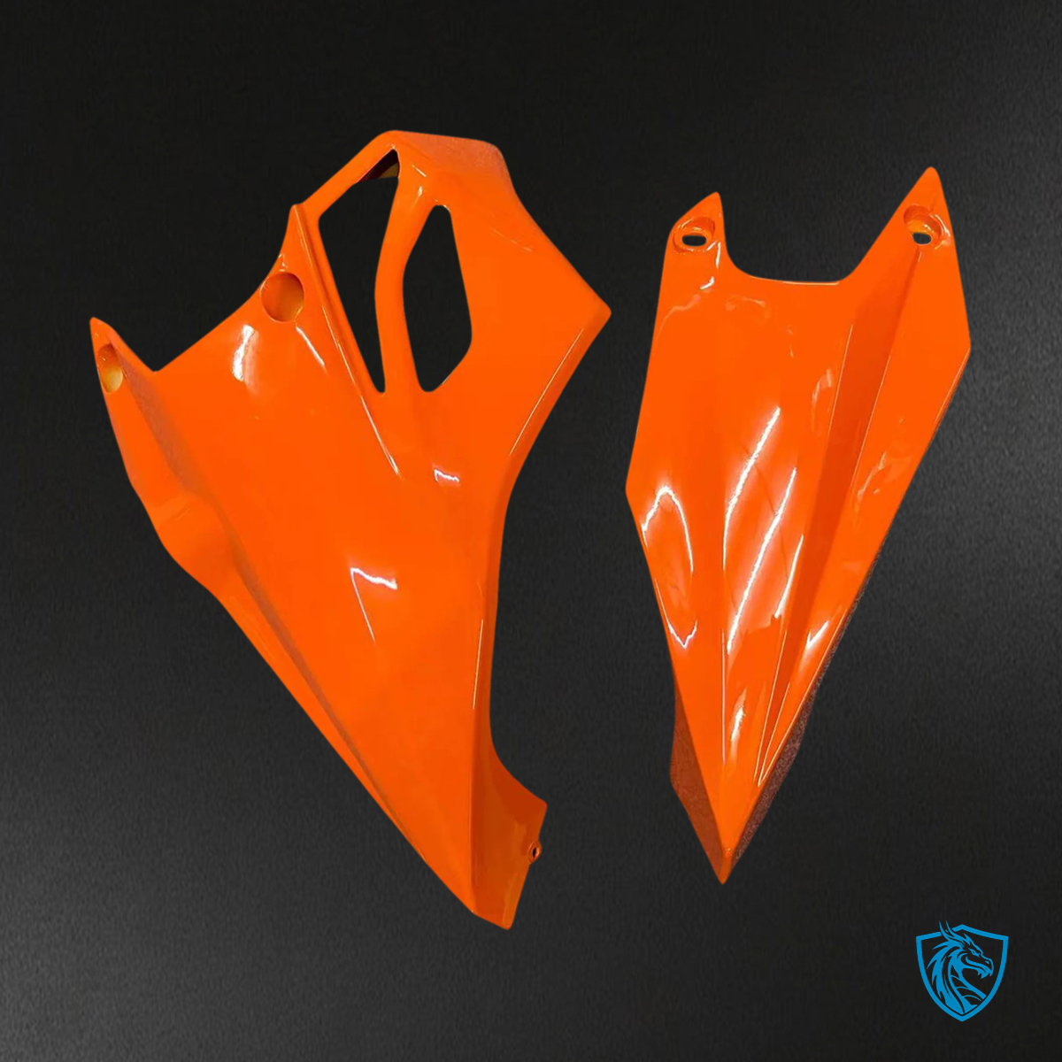 Kawasaki Z1000 (2010-2013) Glossy Orange & Black - Custom ABS Fairing Set