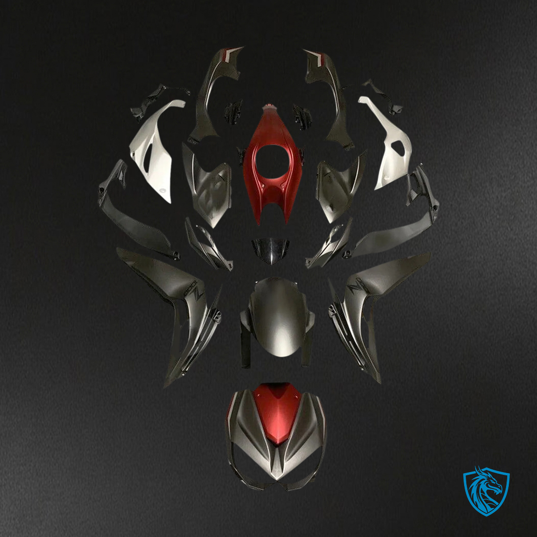 Kawasaki Z1000 (2014-2017) Black - Custom ABS Fairing Set