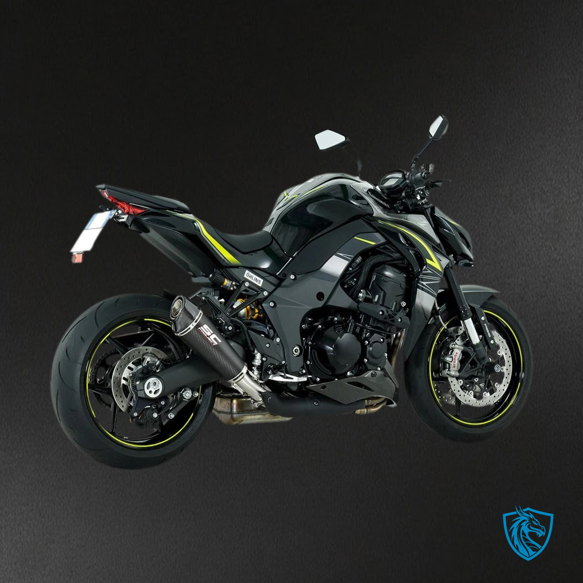 Kawasaki Z1000 (2014-2017) Black - Custom ABS Fairing Set