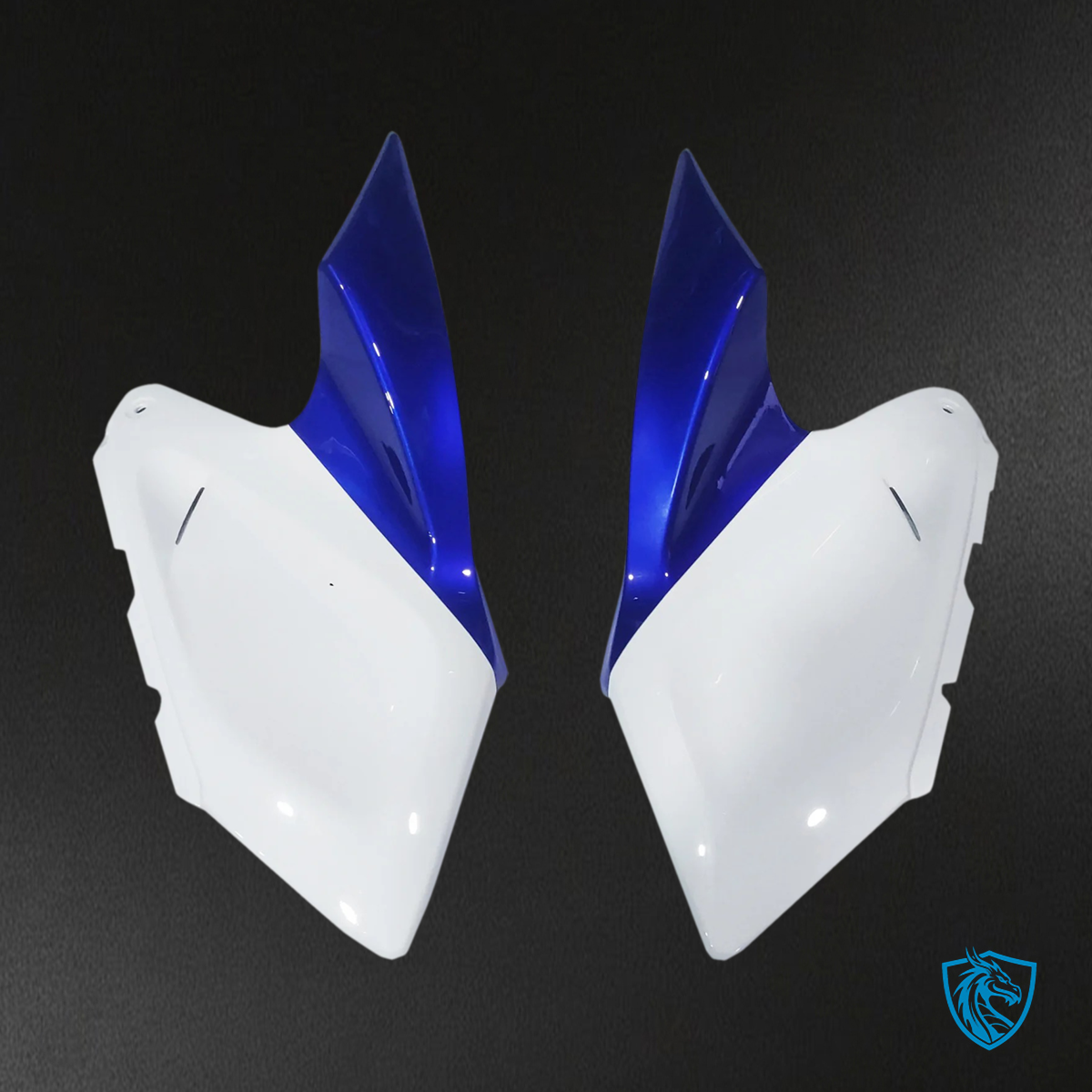 Kawasaki Z1000 (2014-2017) Black, White & Blue Fairing Kit - Aftermarket ABS Bodywork