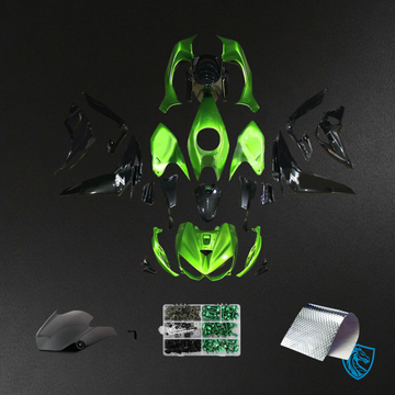 Kawasaki Z1000 (2014-2017) Green & Black - Custom ABS Fairing Set