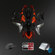 Orange & Silver