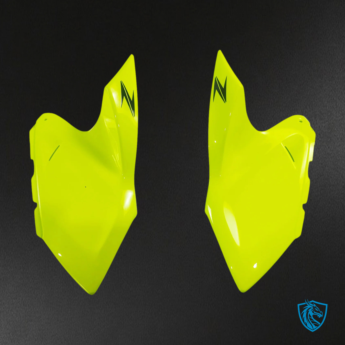 Kawasaki Z1000 (2014-2017) Yellow & Black Style1 Fairing Kit | ABS Bodywork
