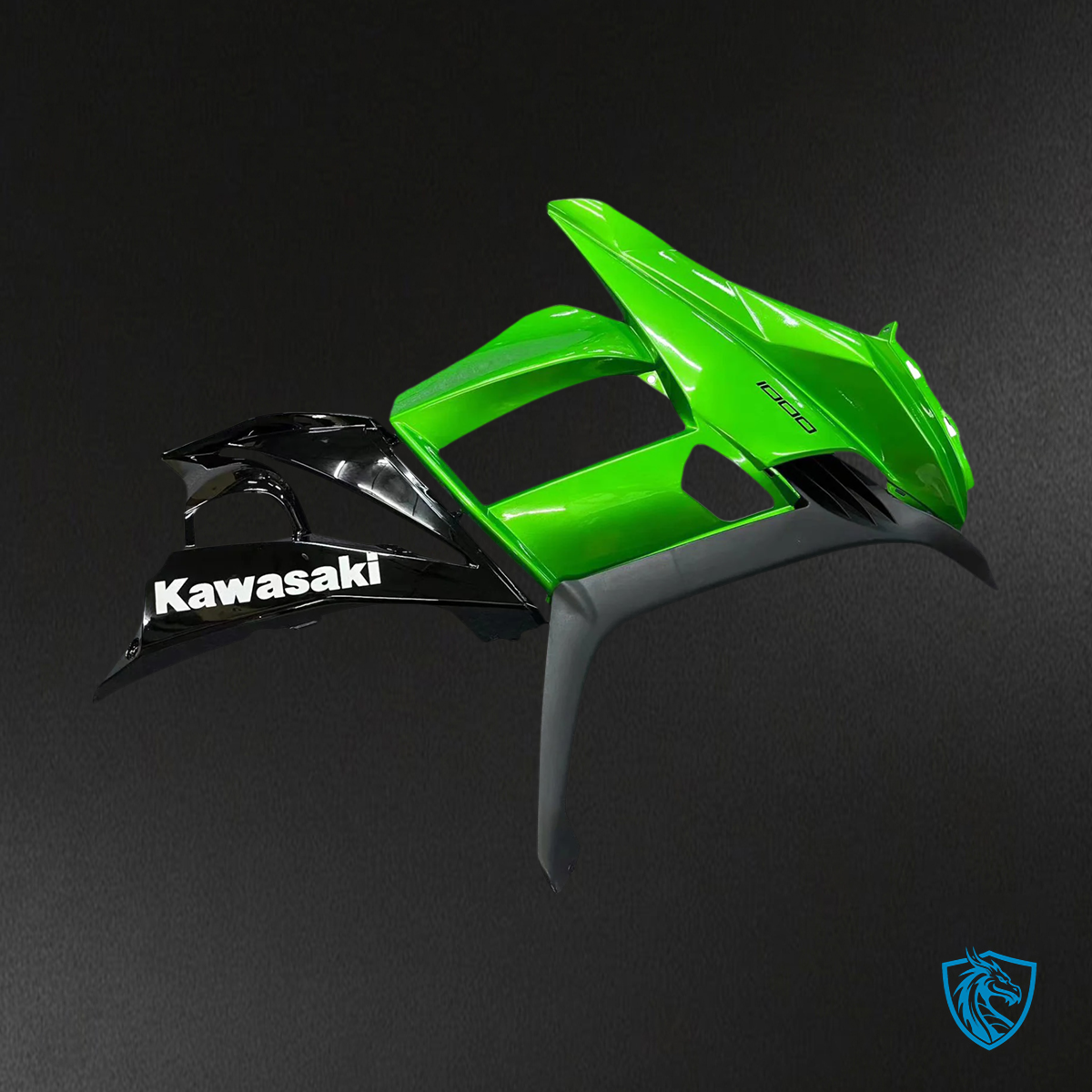 Kawasaki Z1000SX (2010-2015) Green & Black - Custom ABS Fairing Set
