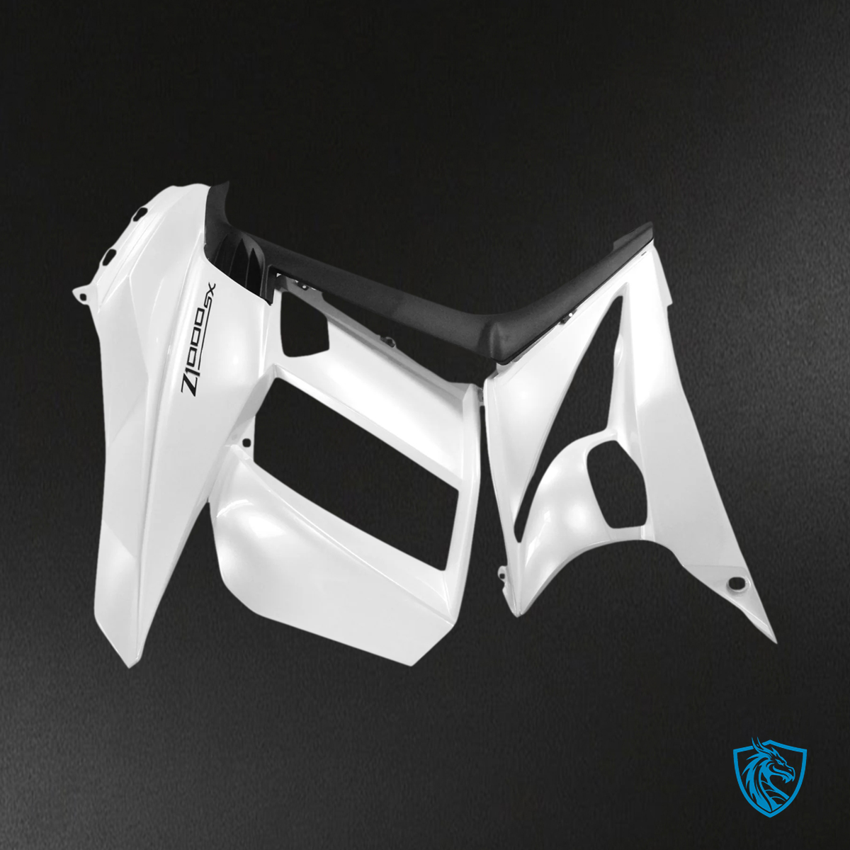 Kawasaki Z1000SX (2010-2015) White - Custom ABS Fairing Set
