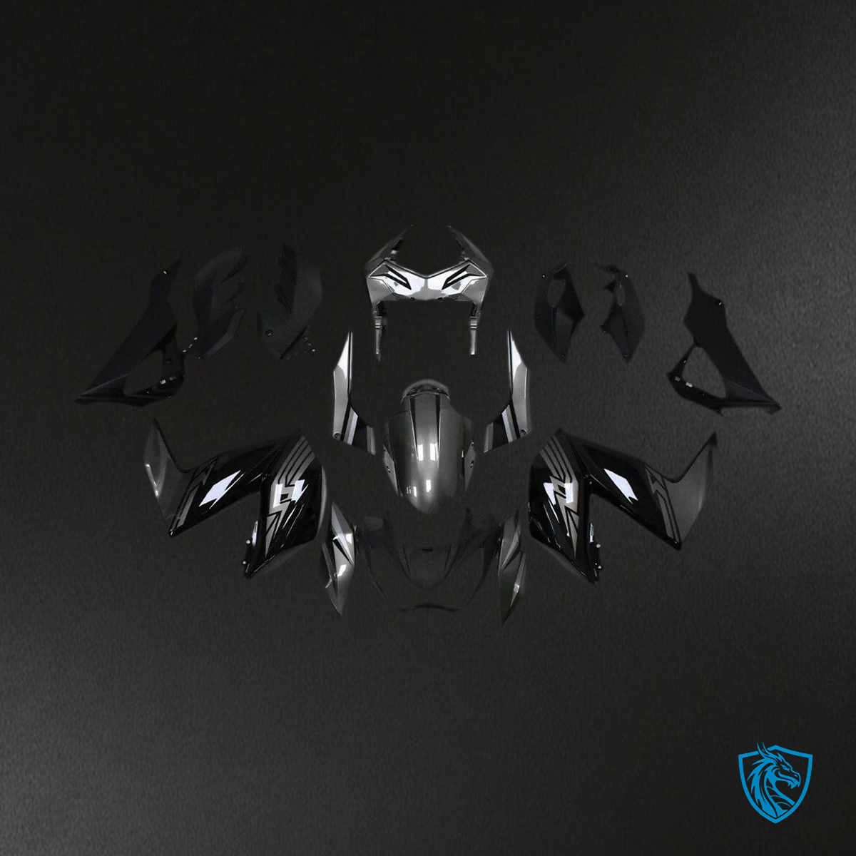 Kawasaki Z250-Z300 (2015-2016) Black - Fairing Kit