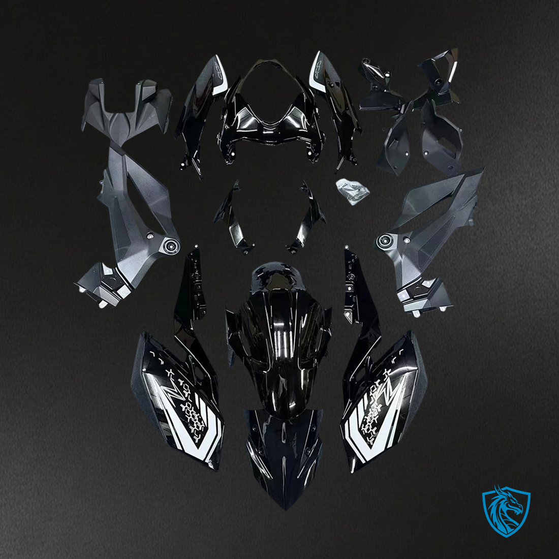 Kawasaki Z400 (2018-2024) Black - Fairing Kit