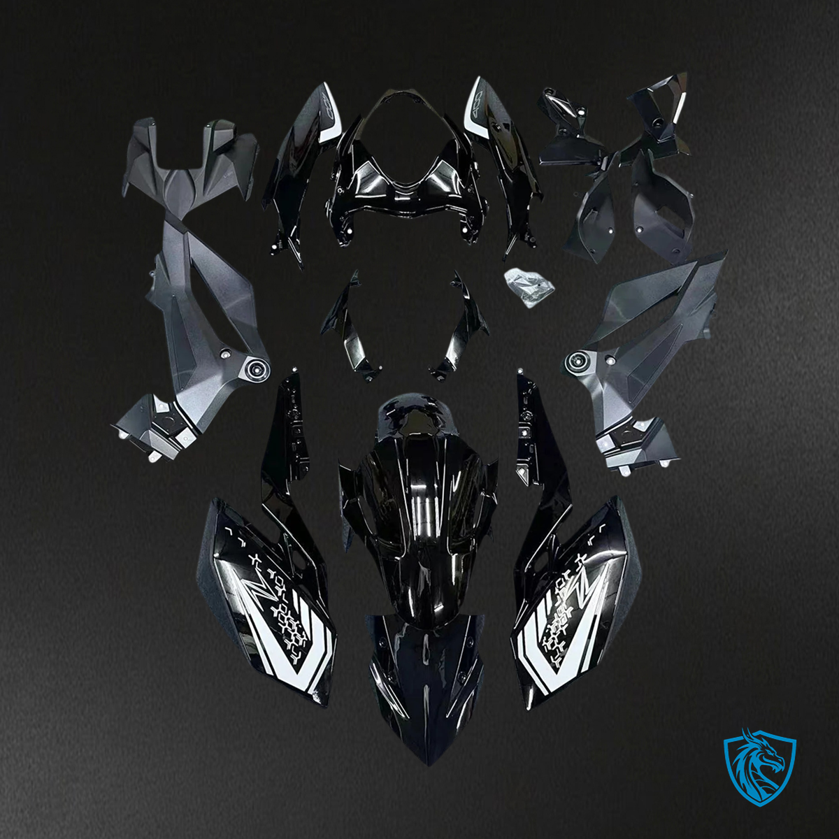 Kawasaki Z400 (2018-2024) Black - Fairing Kit