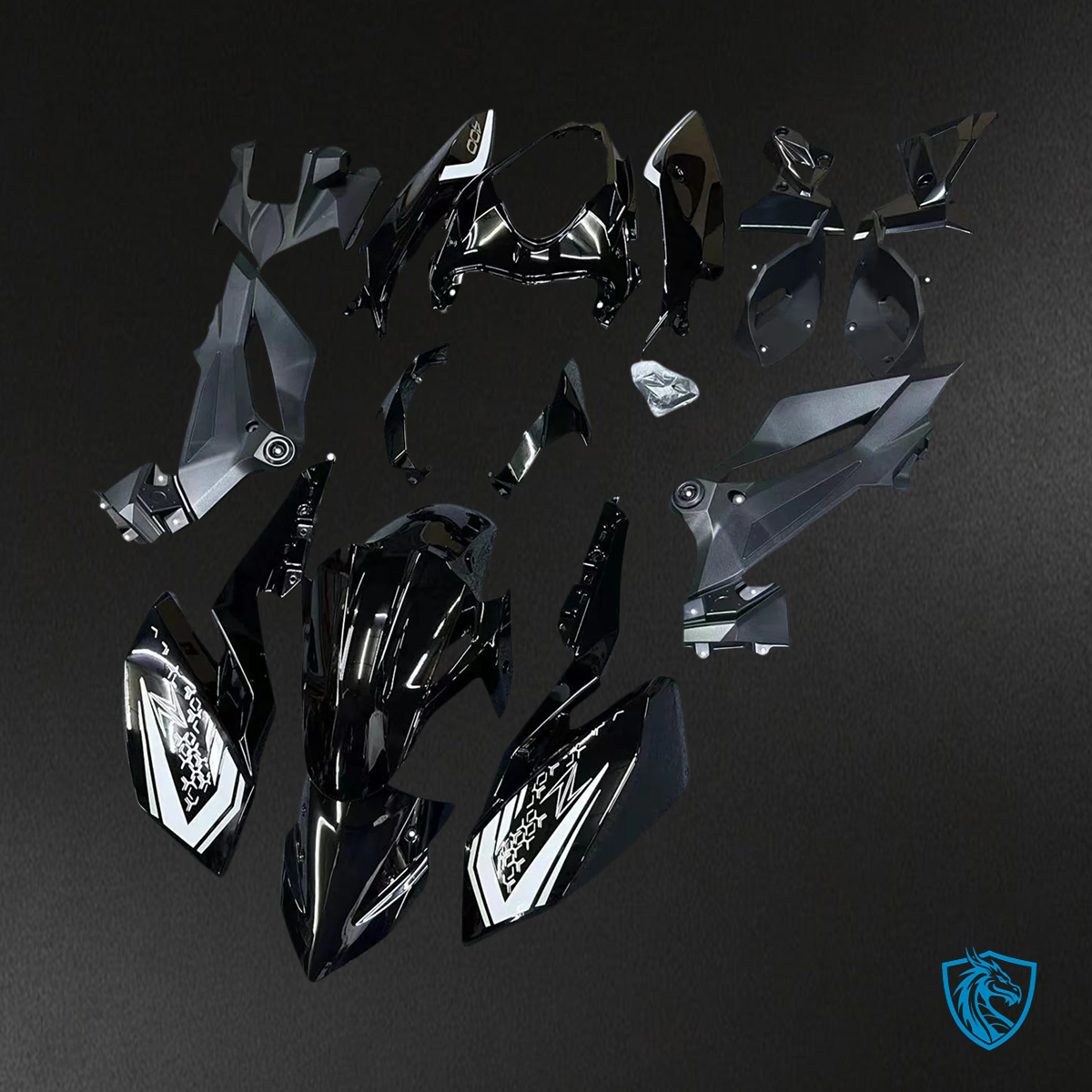 Kawasaki Z400 (2018-2024) Black - Fairing Kit