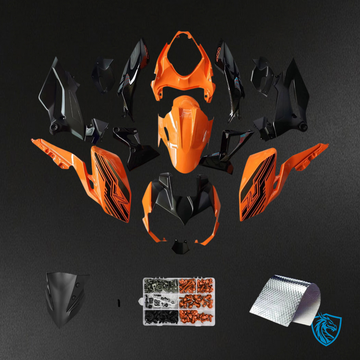 Kawasaki Z400 (2018-2024) Black & Orange - Fairing Kit