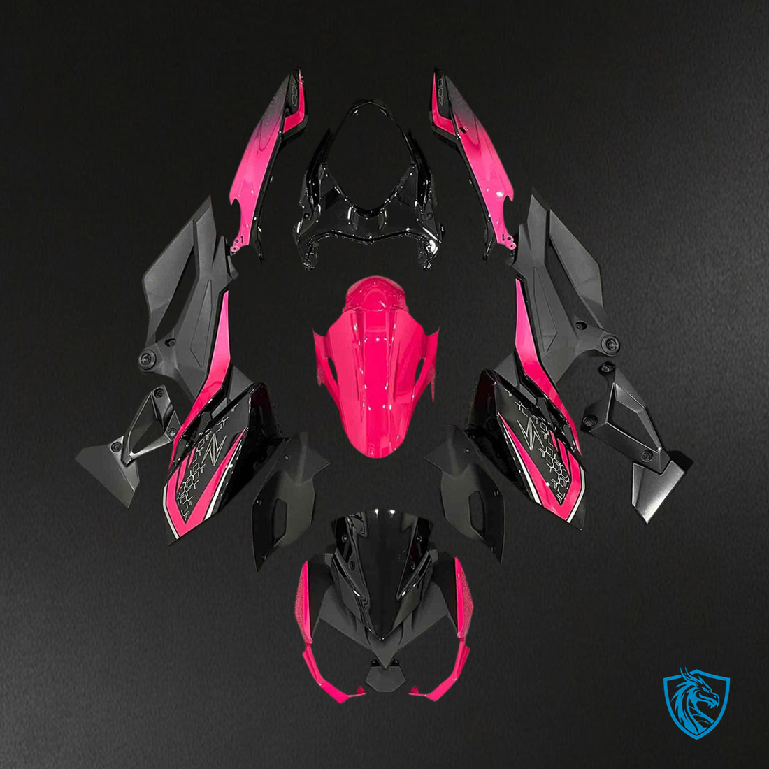 Kawasaki Z400 (2018-2024) Pink & Black - Fairing Kit