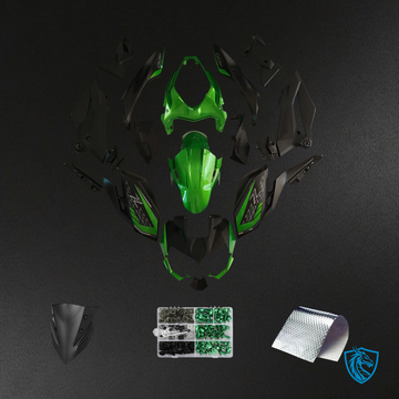 Kawasaki Z400 (2018-2024) Green & Black Style2 - Fairing Kit