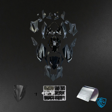 Kawasaki Z400 (2018-2024) Matte Gloss Black - Fairing Kit