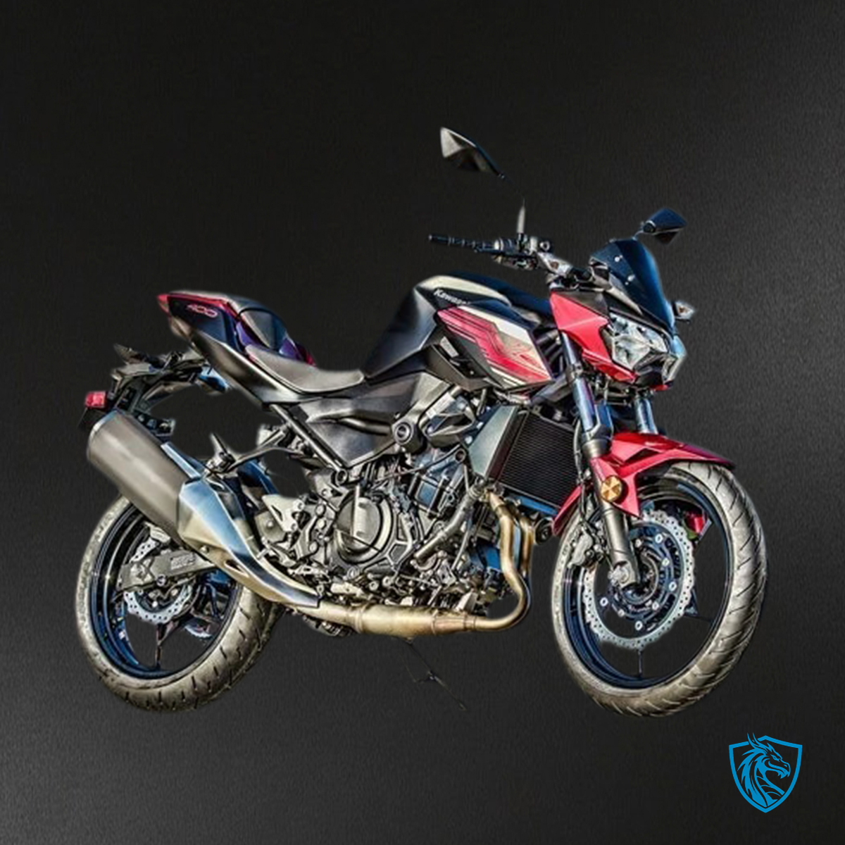 Kawasaki Z400 (2018-2024) Red & Black - Fairing Kit