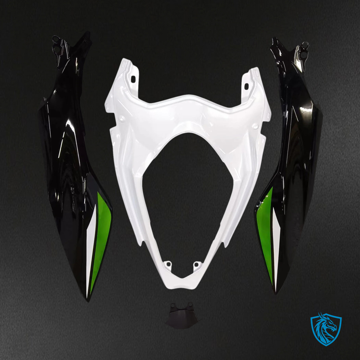 Kawasaki Z400 (2018-2024) Black & White - Fairing Kit