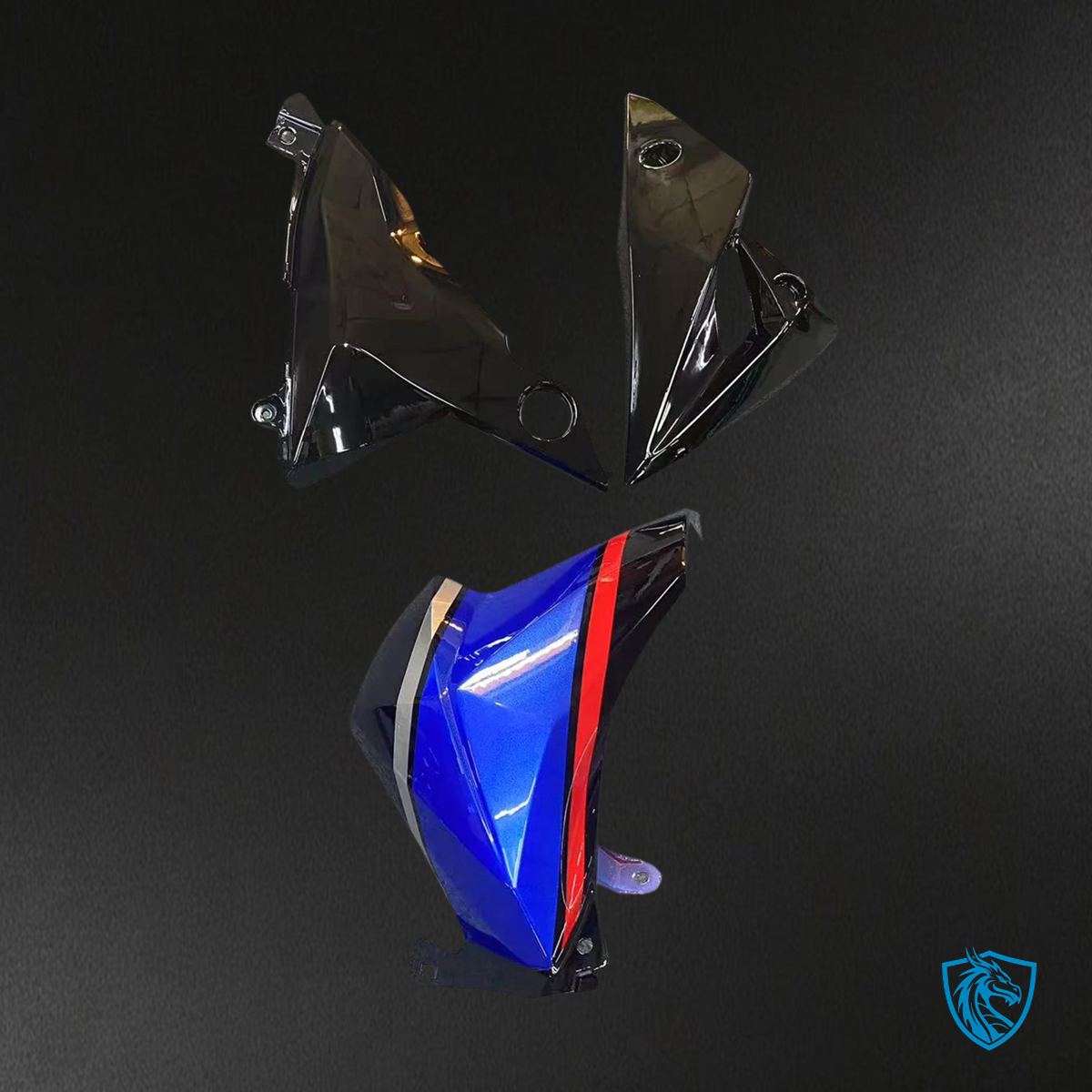 Kawasaki Z800 (2013-2018) Blue & Black - Fairing Kit