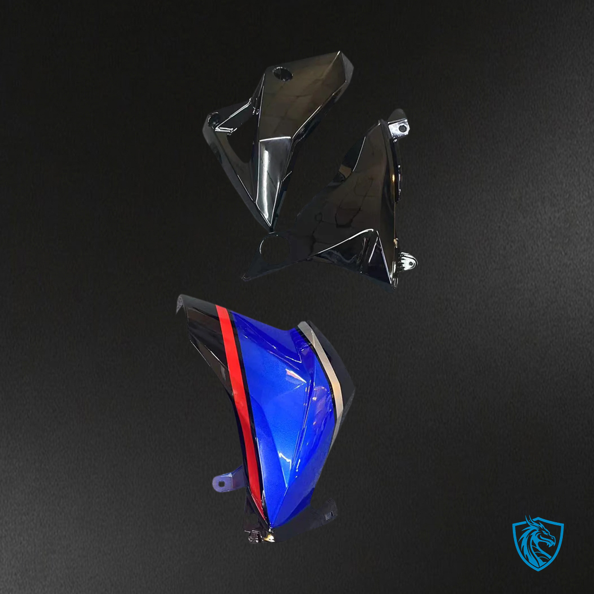 Kawasaki Z800 (2013-2018) Blue & Black - Fairing Kit