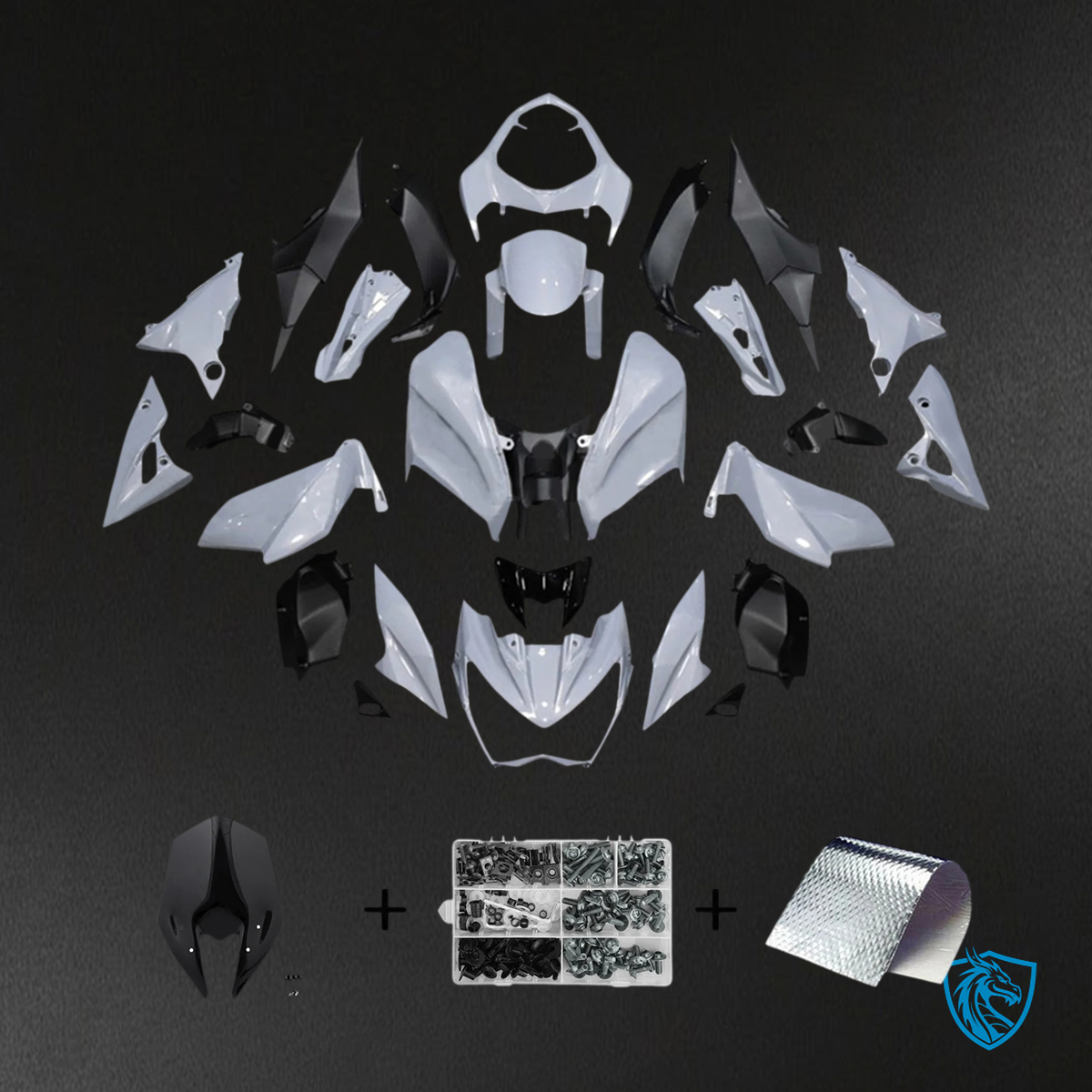 Kawasaki Z800 (2013-2018) Gray - Fairing Kit
