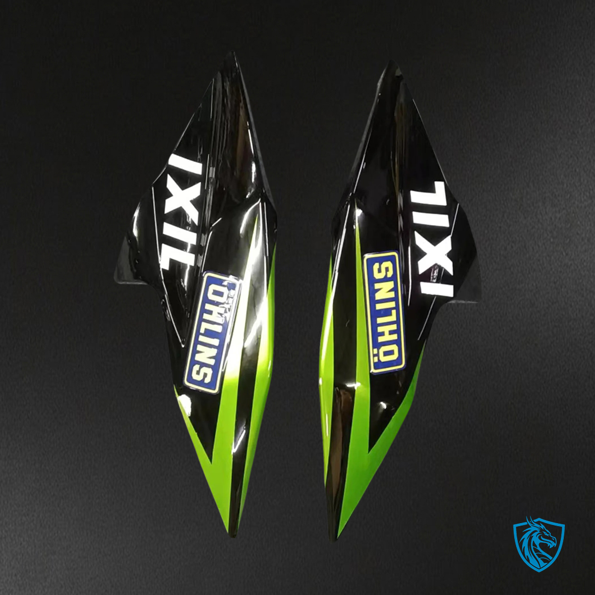 Kawasaki Z800 (2013-2018) Green & Black Style 1 - Fairing Kit