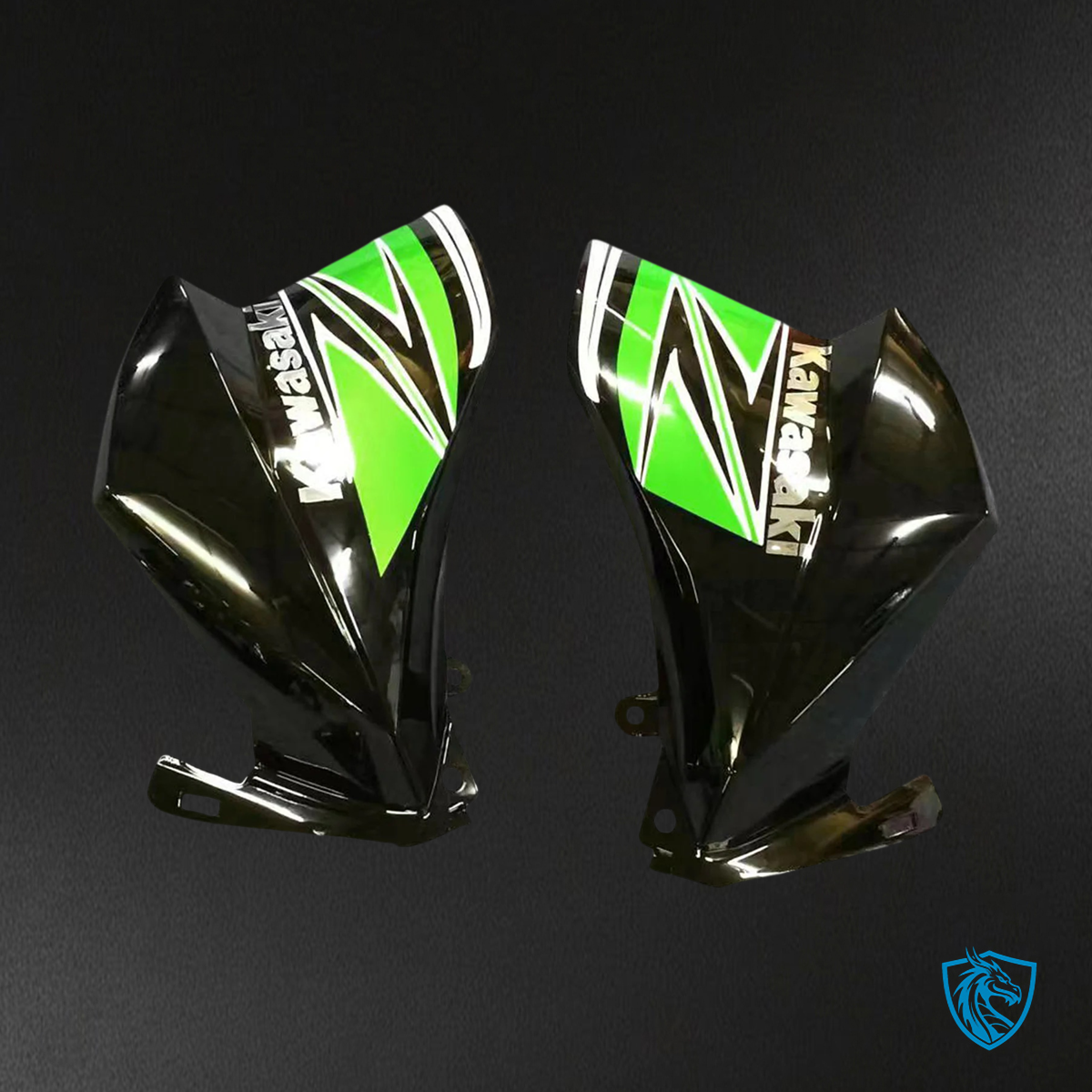 Kawasaki Z800 (2013-2018) Green & Black Style 2 - Fairing Kit