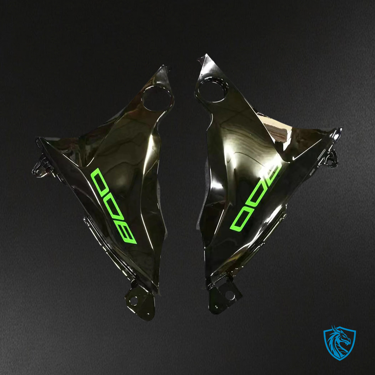 Kawasaki Z800 (2013-2018) Green & Black Style 2 - Fairing Kit