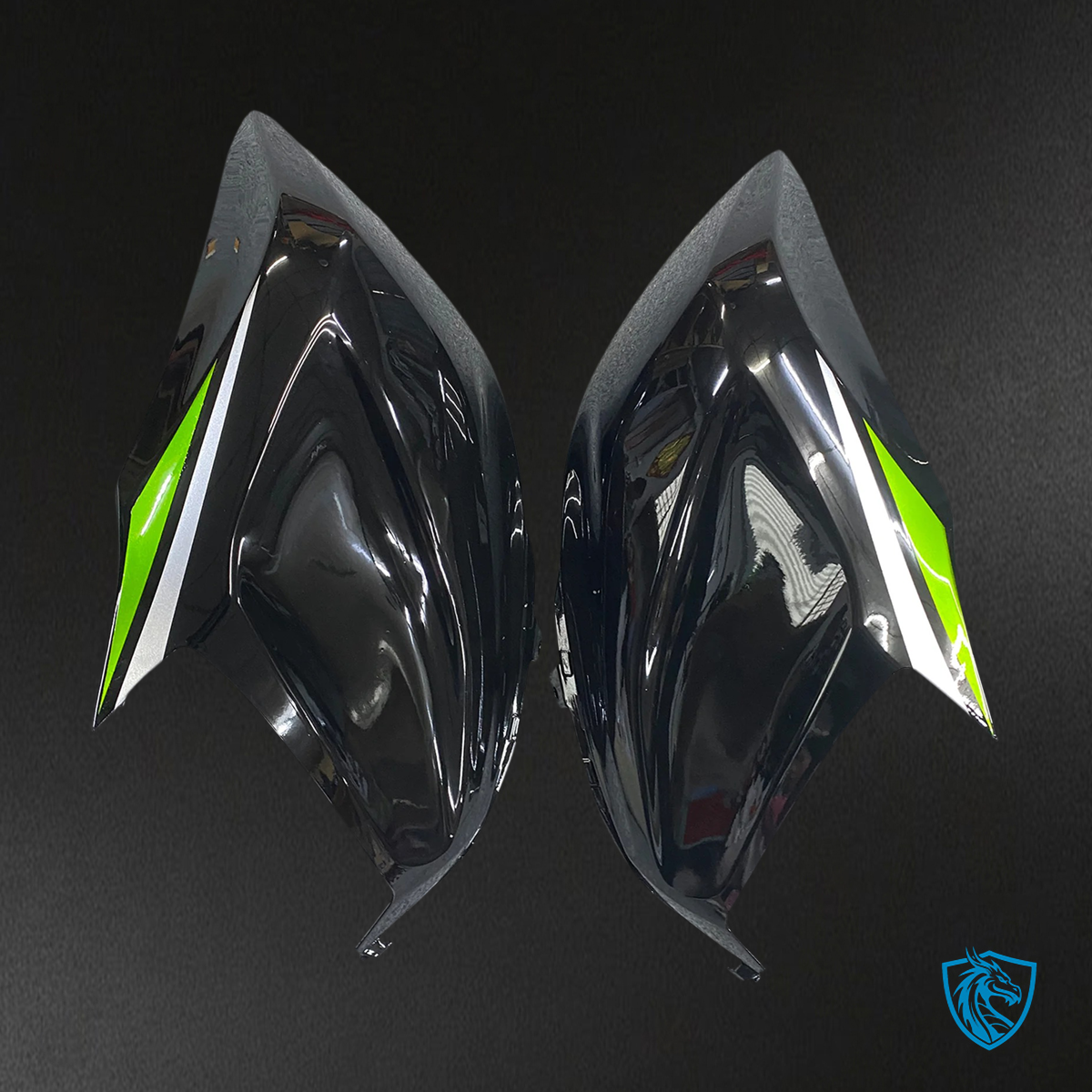 Kawasaki Z800 (2013-2018) Green & Matte Black - Fairing Kit