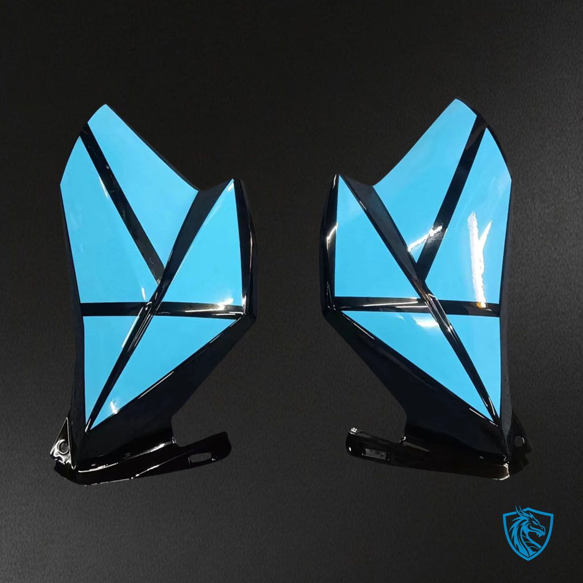 Kawasaki Z800 (2013-2018) Light Blue & Black - Fairing Kit
