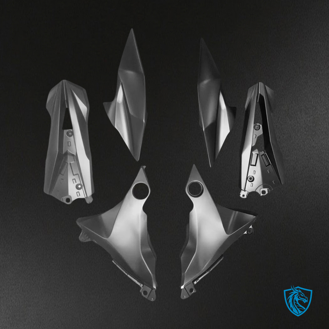 Kawasaki Z800 (2013-2018) Matte Black - Fairing Kit