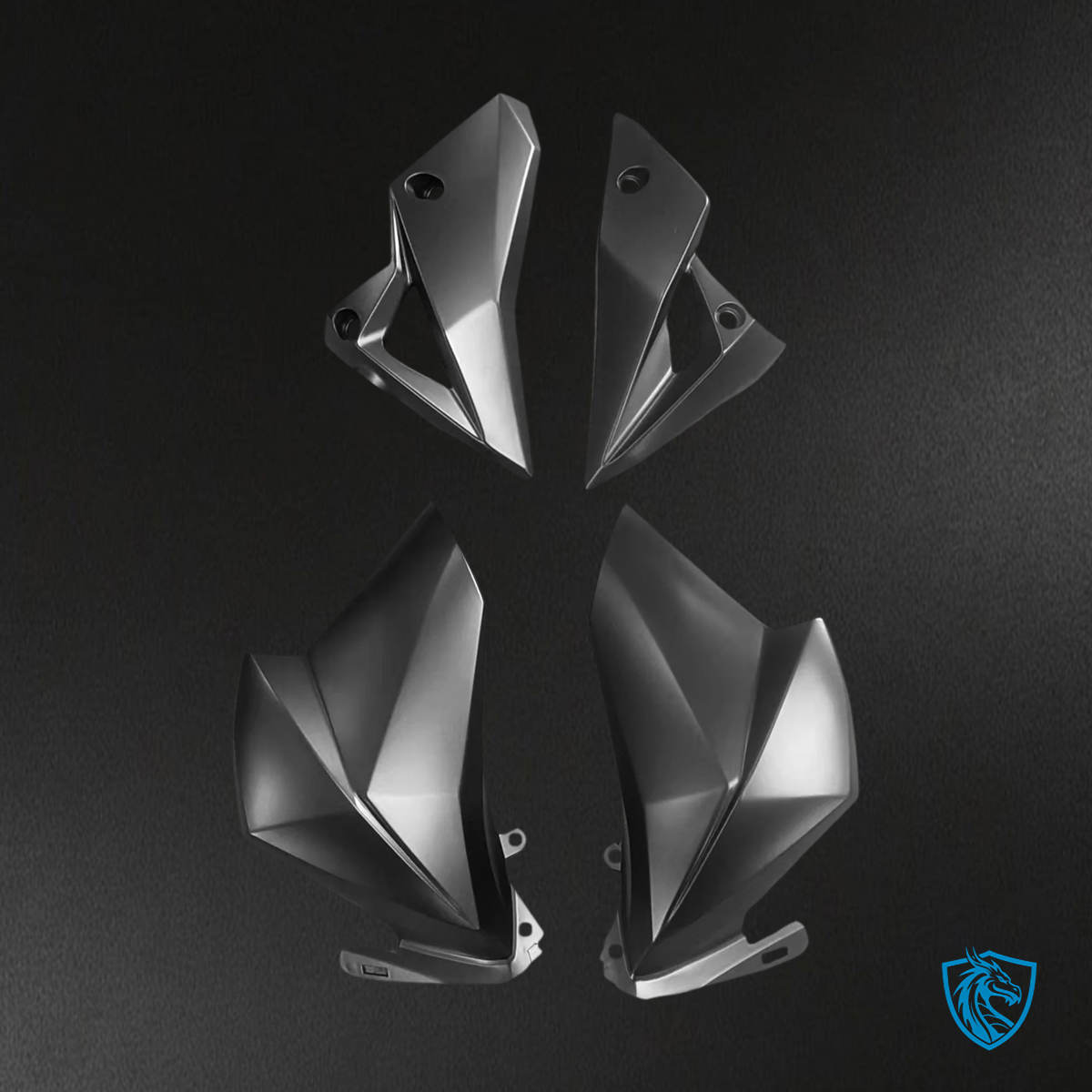 Kawasaki Z800 (2013-2018) Matte Black - Fairing Kit