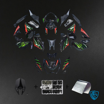 Kawasaki Z800 (2013-2018) Red & Green Monster - Fairing Kit