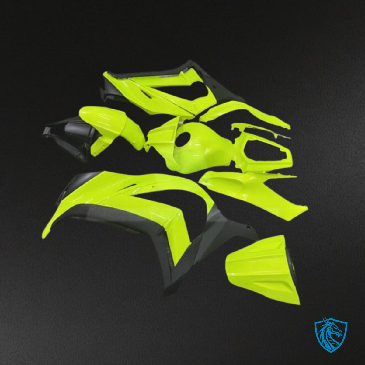 Kawasaki ZX-10R (2011-2015) Black & Green - MERGEment Motorcycle Fairings Kit