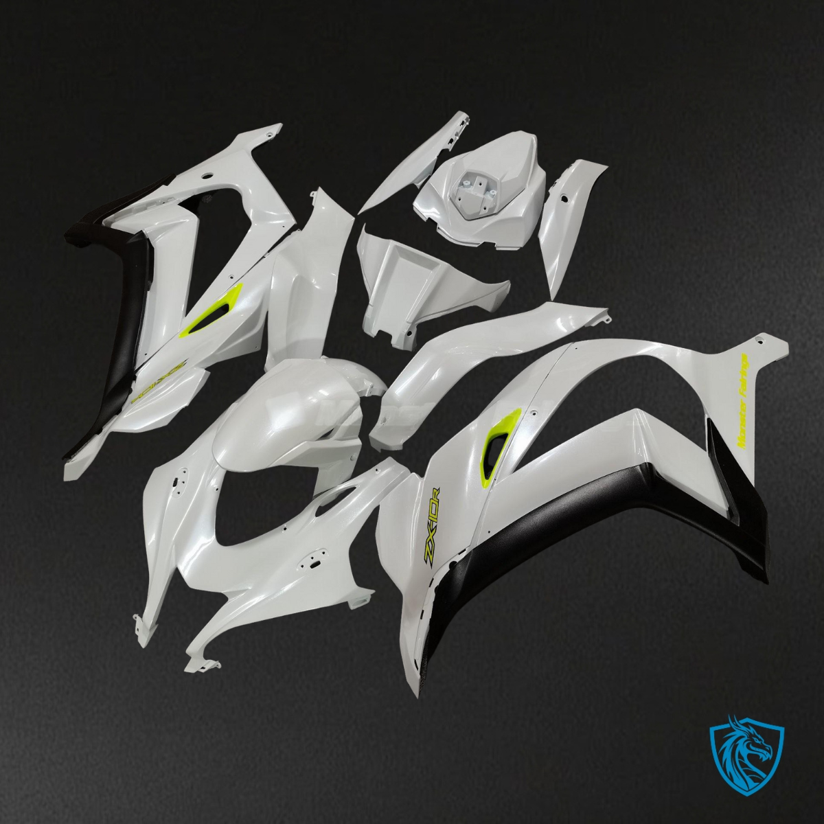 Kawasaki ZX-10R (2016-2020) Deep Pearl White - MERGEment Motorcycle Fairings Kit