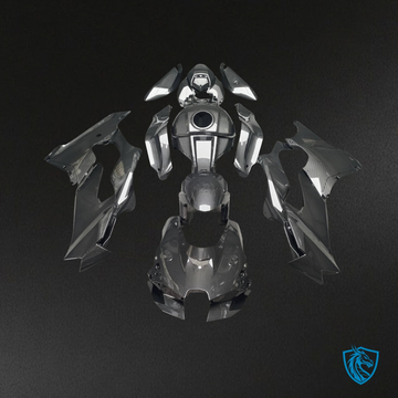 Kawasaki ZX-10R (2021-2025) Gloss Black Carbon Fiber Style Fairing Kit - Aftermarket Bodywork