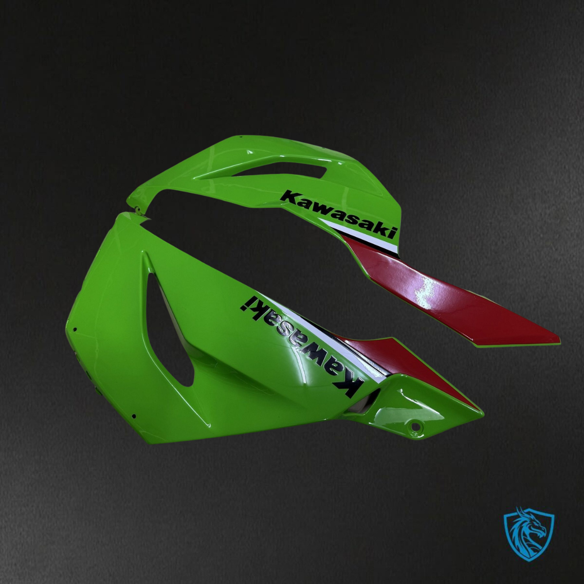 Kawasaki ZX-6RZX636 (2019-2020) Green, Black & Red Logos ABS Bodywork - Fairings Kit