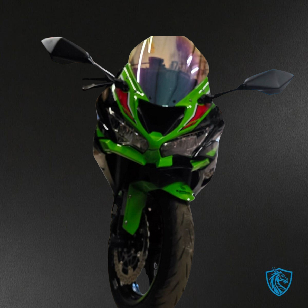 Kawasaki ZX-6RZX636 (2019-2020) Green, Black & Red Logos ABS Bodywork - Fairings Kit