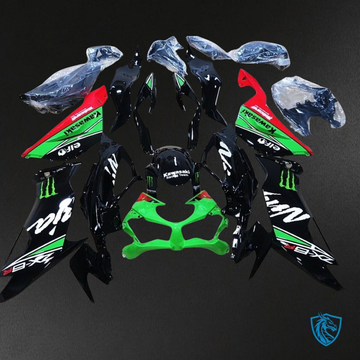 Kawasaki ZX-6R ZX636 (2019–2020) Black & Green ABS Bodywork - Fairings Kit