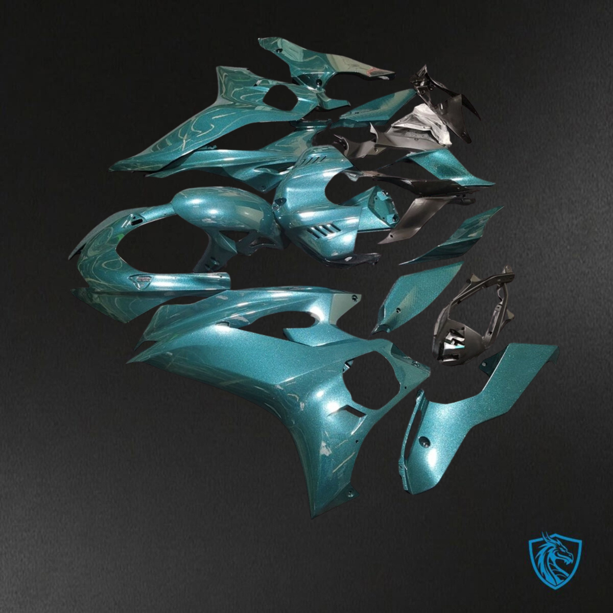 Kawasaki ZX-6R ZX636 (2019-2020) Glossy Green Fairings Kit - Aftermarket ABS Bodywork