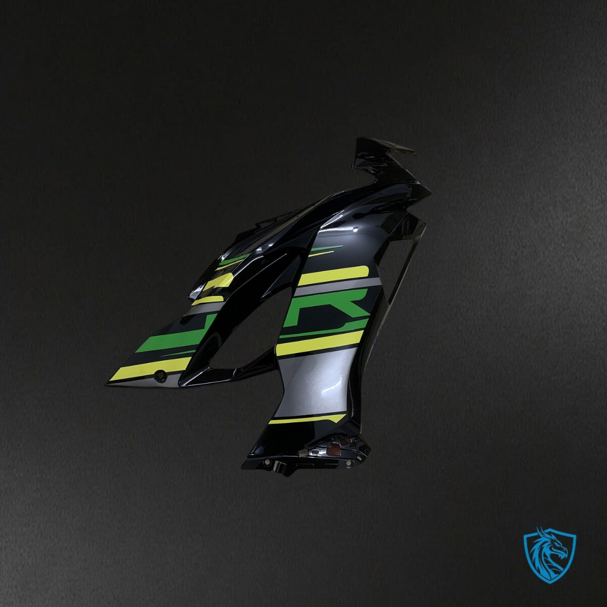 Kawasaki ZX-6R ZX636 (2019-2020) Black & Green - Replacement Motorcycle Fairings Kit