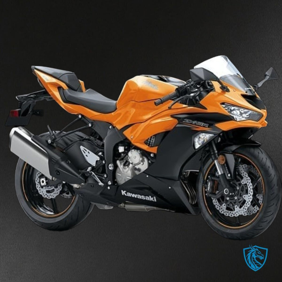Kawasaki ZX-6R ZX636 (2019-2020) Orange & Black - Custom ABS Fairing Kit
