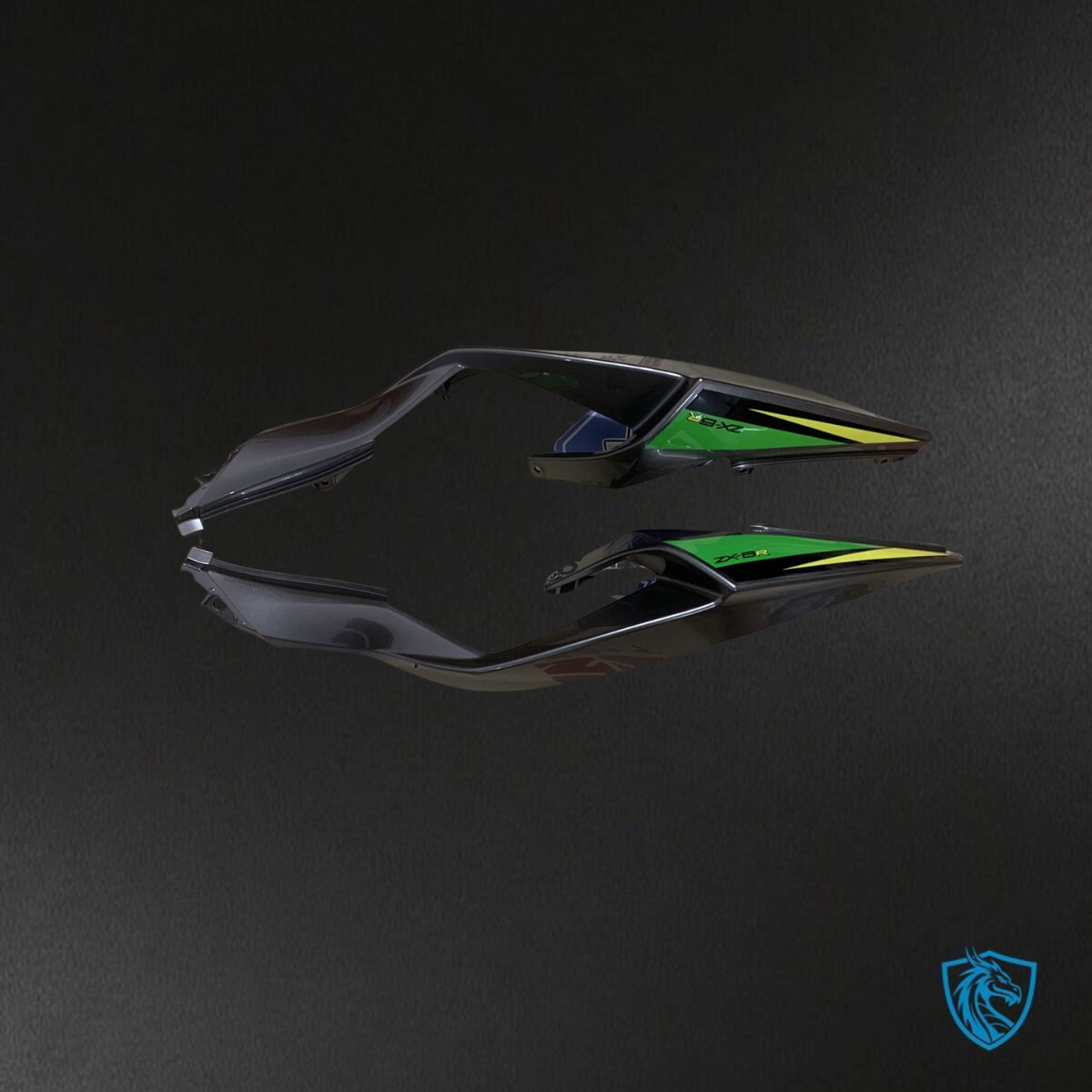 Kawasaki ZX-6R ZX636 (2019-2020) Green & Black - Replacement Motorcycle Fairings Kit