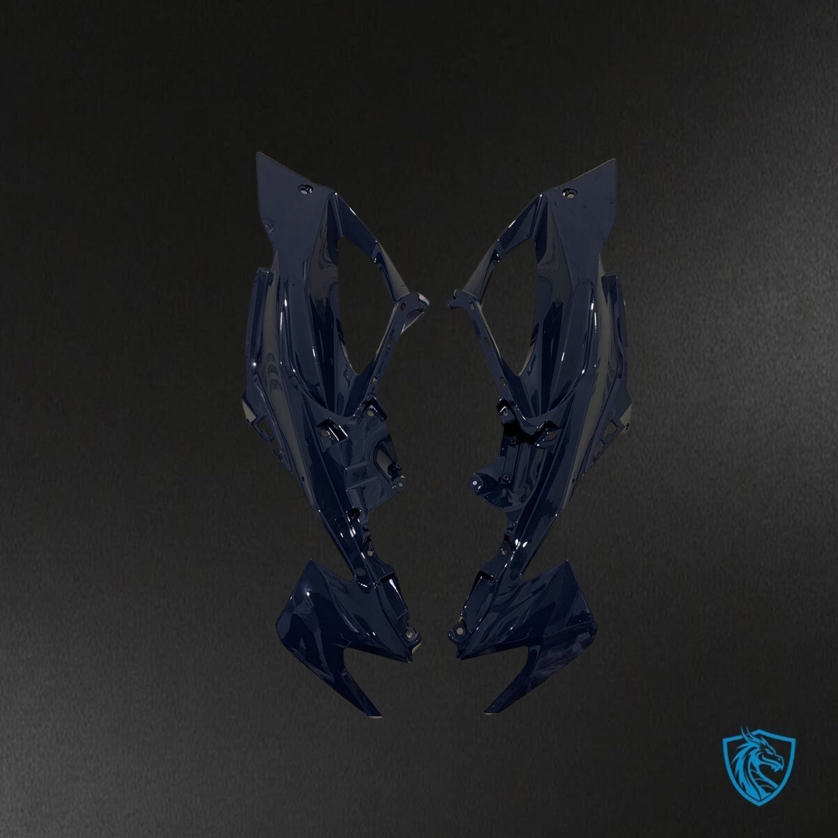 Kawasaki ZX-6R ZX636 (2019–2020) Black & Blue - Replacement Motorcycle Fairings Kit