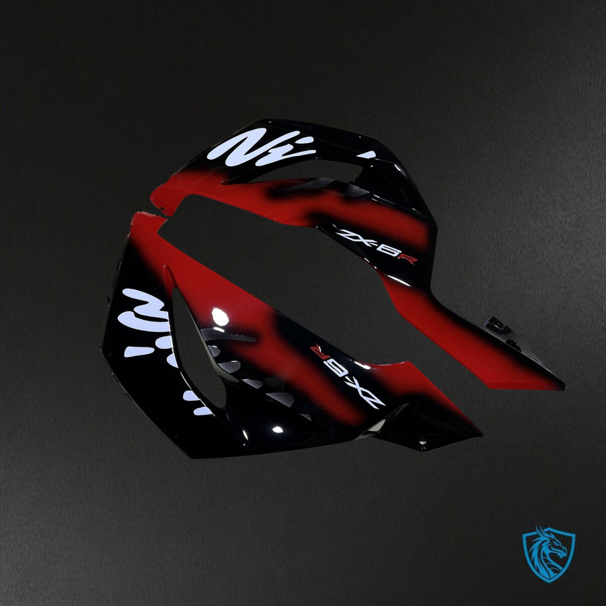 Kawasaki ZX-6R ZX636 (2019–2020) Glossy Black, Red & White - Replacement Motorcycle Fairings Kit